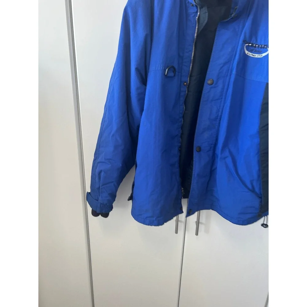 North End All Climate Wear Jacket Mens‎ Large Blue Chevrolet Boise Embroidered